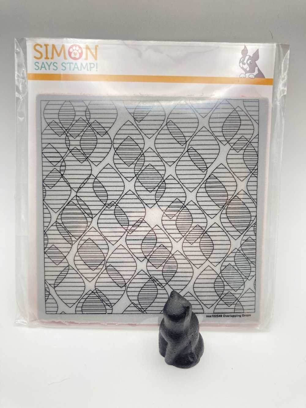 Cling Stamp "Overlapping Drops"